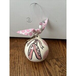Glory Haus Ornament Ballet Slippers New With Tags